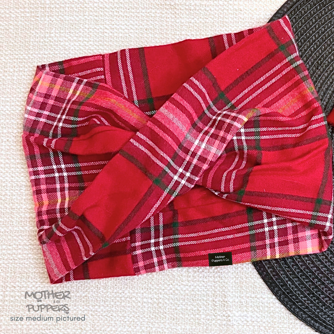 Red Plaid Scarf