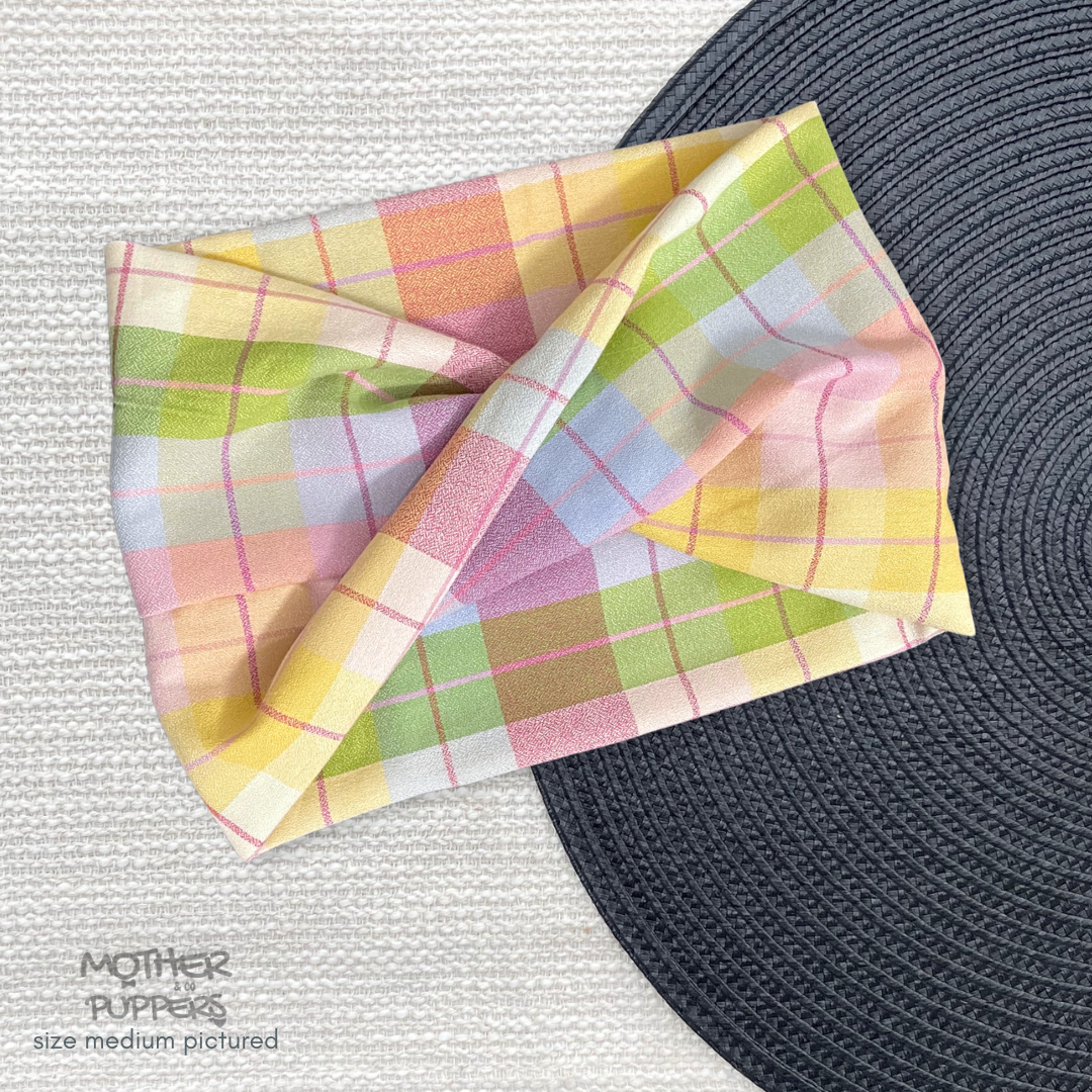 Summery Plaid Scarf