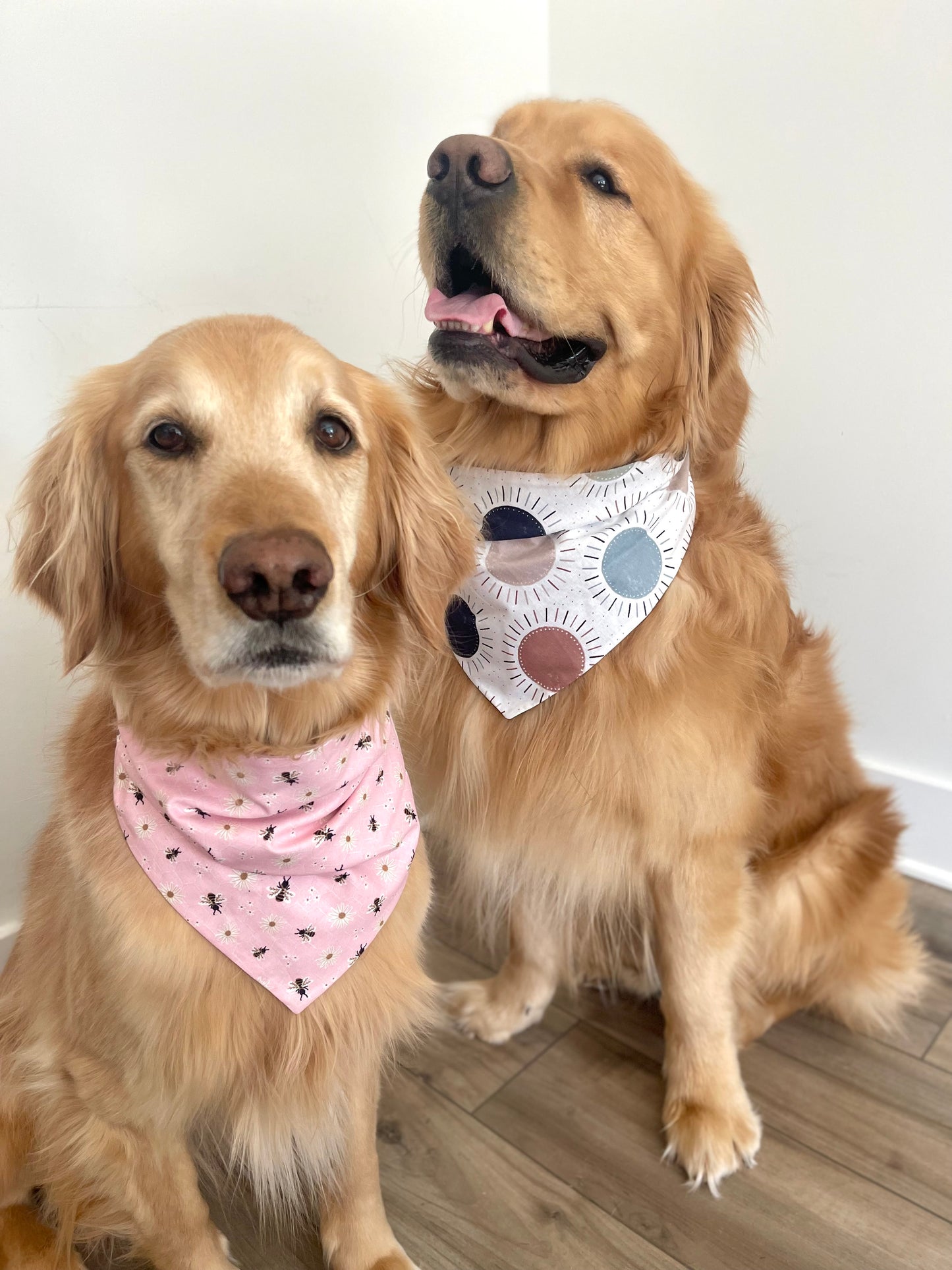 Pink Bees Bandana