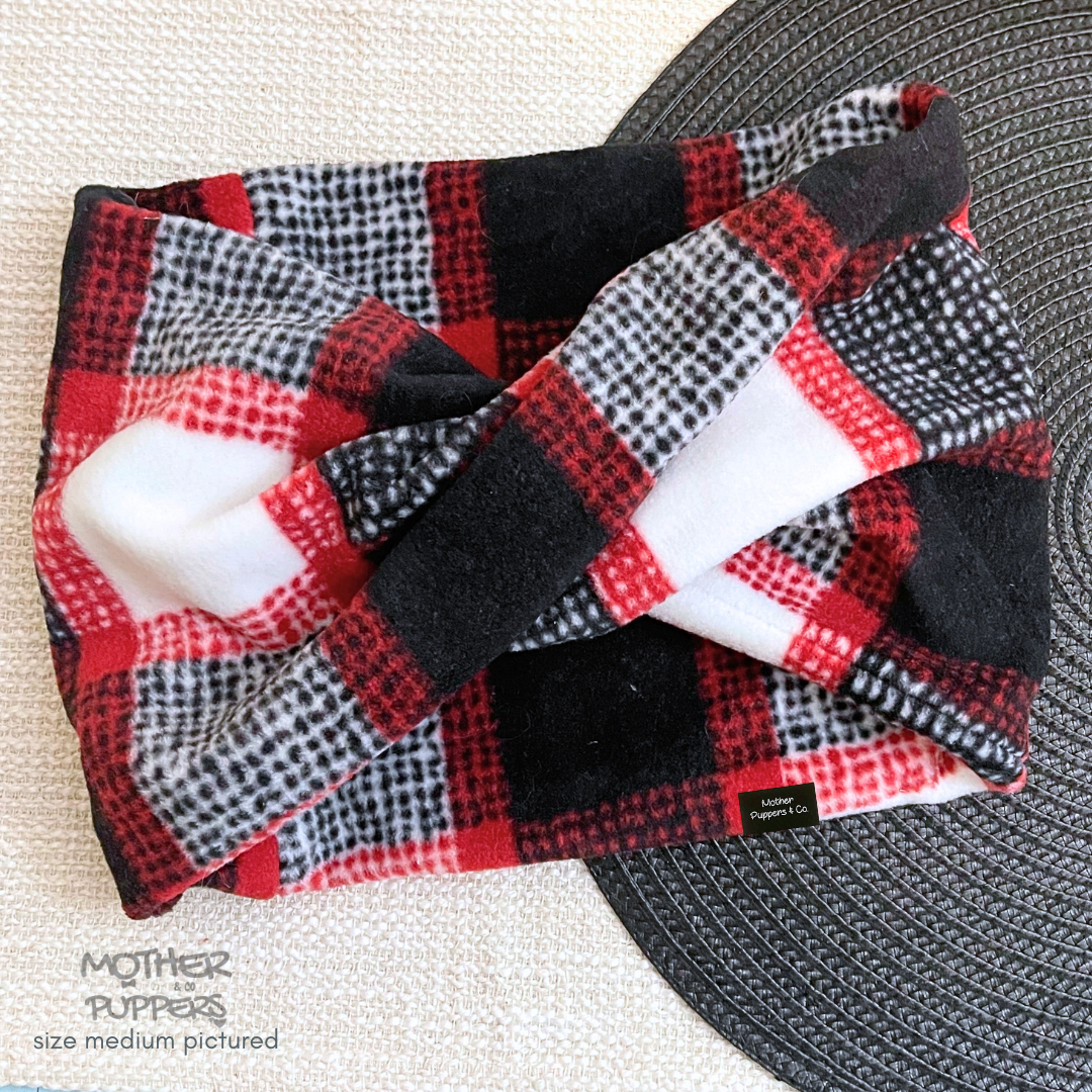 Red Plaid Scarf