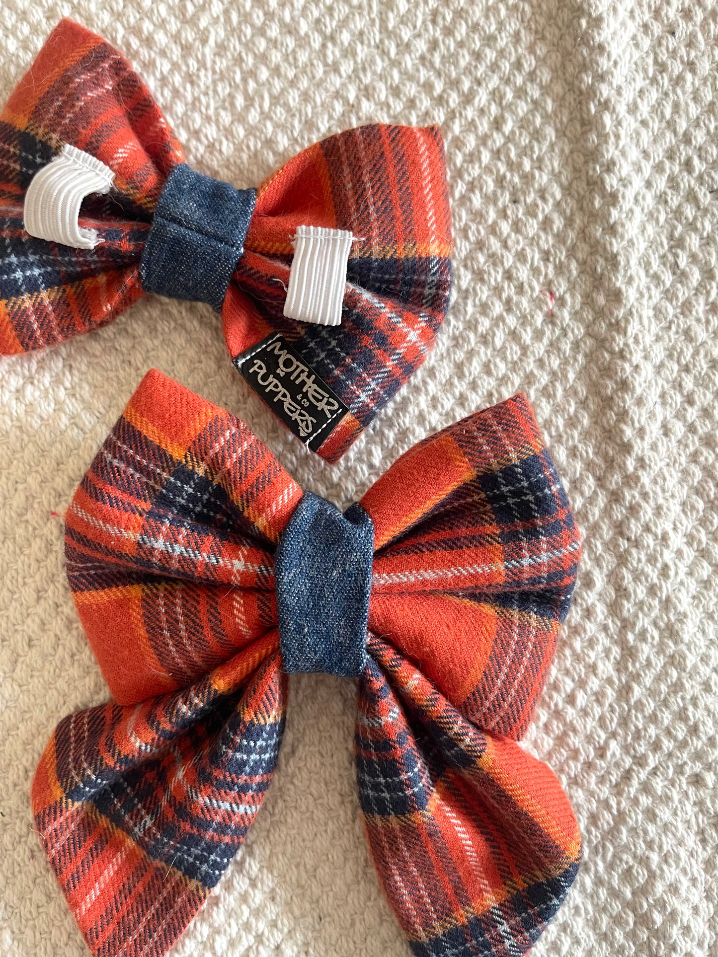 Pumpkin Patch Bowtie + Duchess Bow