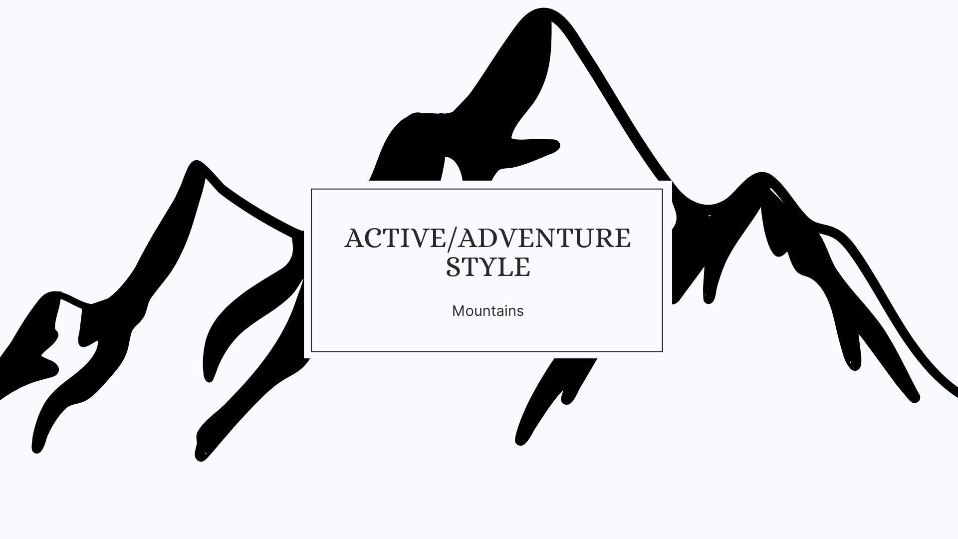 Activity/Adventure : Mountains