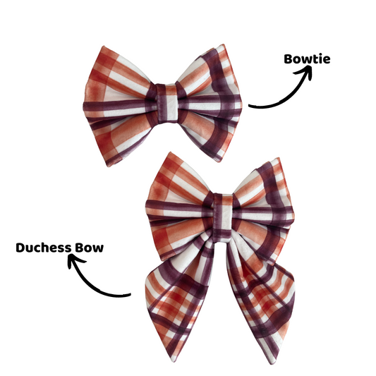 Spiced Plaid Bow