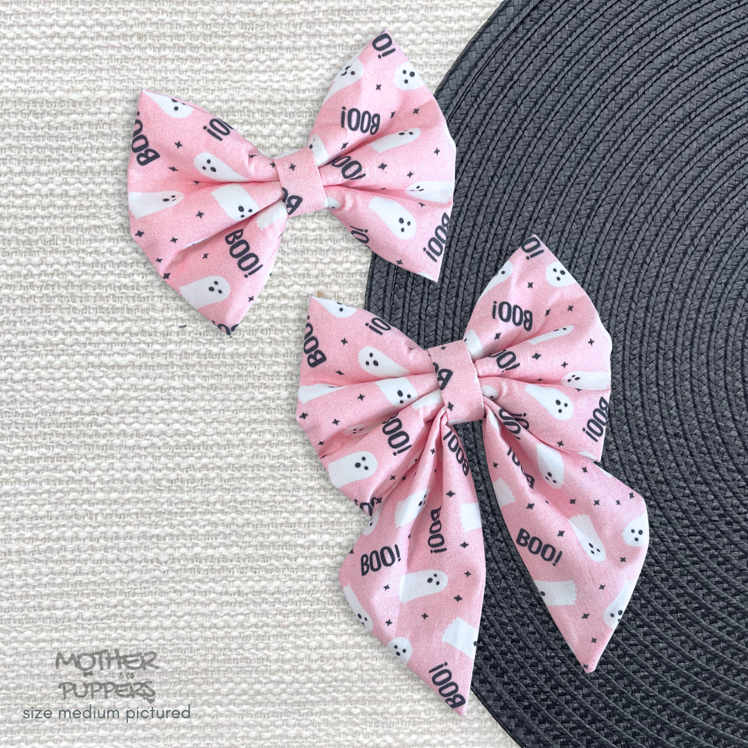 Pink Boos Bow