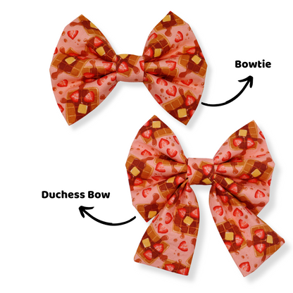 Strawberry Waffles Bow