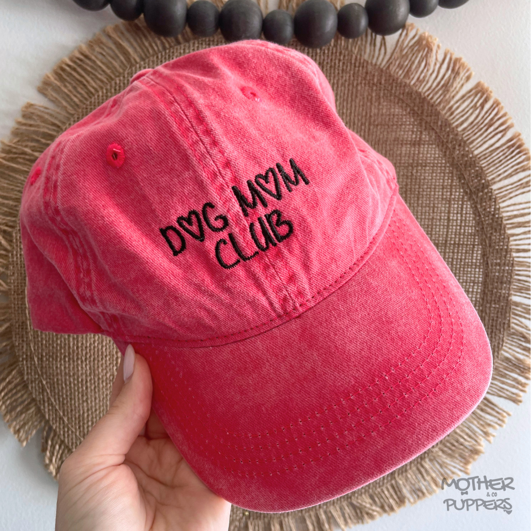 Dog Mom Club Baseball Hat