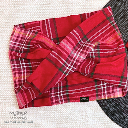 Red Plaid Scarf