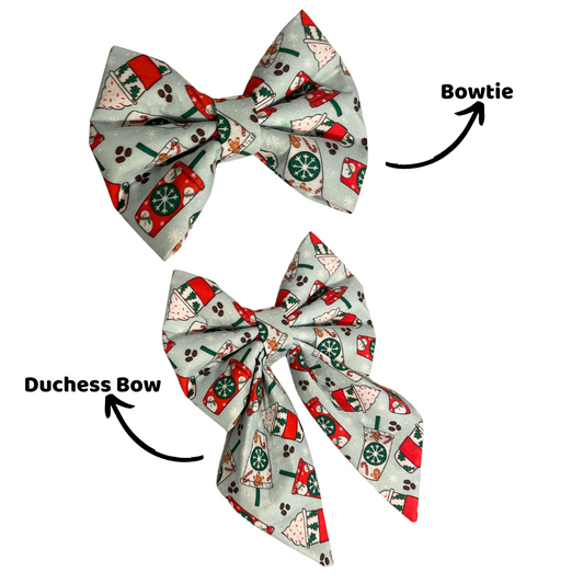 Peppermint Bark Bow