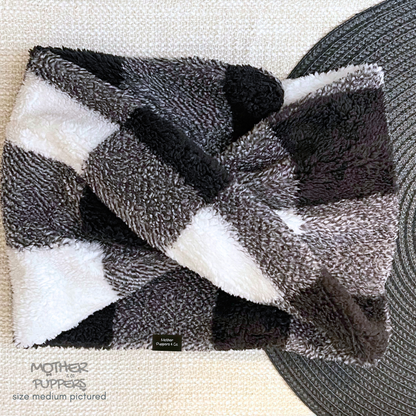 Black Buffalo Check Scarf