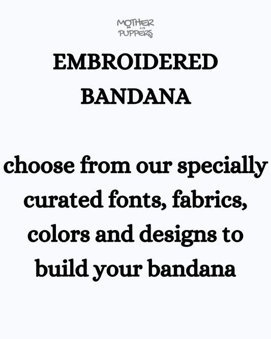 Embroidered Bandana