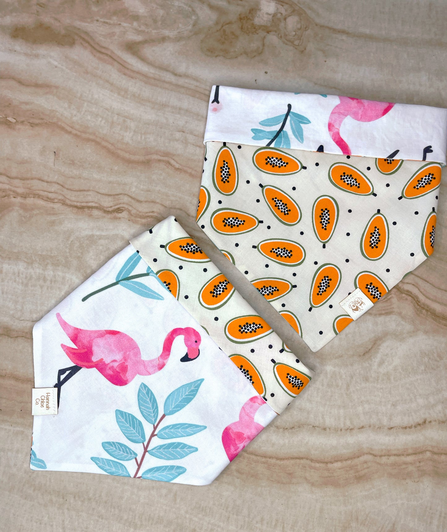 Papayas & Flamingos Bandana