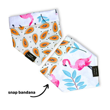 Papayas & Flamingos Bandana